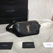 Forubags YSL Classic Monogram Belt Bag In Grain Leather Gold Metal Logo – 569737 – 25x14x3.5 cm - 1