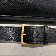 Forubags YSL Classic Monogram Belt Bag In Grain Leather Gold Metal Logo – 569737 – 25x14x3.5 cm - 3