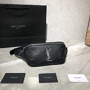 Forubags YSL Classic Monogram Belt Bag In Grain Leather Silver Metal Logo – 569737 – 25x14x3.5 cm - 1