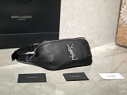 Forubags YSL Classic Monogram Belt Bag In Grain Leather Silver Metal Logo – 569737 – 25x14x3.5 cm - 2