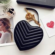 Forubags YSL Woc Heart-shaped Chain Bag – 22 cm - 6