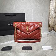 Forubags YSL Loulou Puffer Quilted Shoulder Bag Red – 577475-1- 35x23x13.5 cm - 1