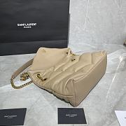 Forubags YSL Loulou Puffer Quilted Shoulder Bag Beige – 577476 - 29x17x11 cm - 2