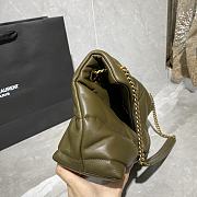 Forubags YSL Loulou Puffer Quilted Shoulder Bag Laurel Green – 577476 - 29x17x11 cm - 6