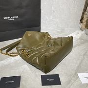 Forubags YSL Loulou Puffer Quilted Shoulder Bag Laurel Green – 577476 - 29x17x11 cm - 3