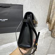 Forubags YSL Manhattan Shoulder Bag In Box Saint Laurent Leather Black – 579271 – 29x20.5x7 cm - 5