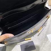 Forubags YSL Manhattan Shoulder Bag In Box Saint Laurent Leather Black – 579271 – 29x20.5x7 cm - 3