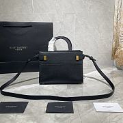 Forubags YSL Manhattan Nano Shopping Bag In Box Saint Laurent Leather Black – 593741 – 21x16x9 cm - 4