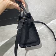 Forubags YSL Manhattan Nano Shopping Bag In Box Saint Laurent Leather Black – 593741 – 21x16x9 cm - 5