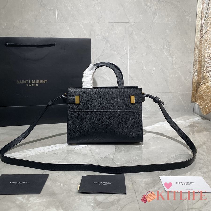 Saint Laurent Manhattan Nano Shopping Bag In Box Leather