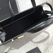 Forubags YSL Manhattan Small Shopping Bag In Box Saint Laurent Leather Black – 568702 – 32x25x12 cm - 4