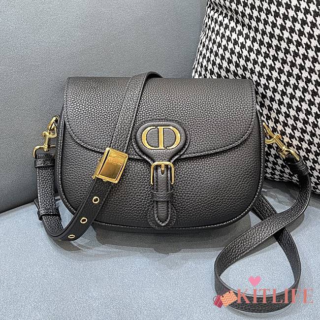 Forubags Dior Bobby Lychee Pattern Black – 9319 - 22x 7 x 18cm - 1