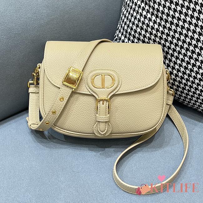 Forubags Dior Bobby Lychee Pattern Muscle Beige – 9319 - 22x 7 x 18cm - 1