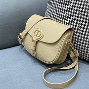 Forubags Dior Bobby Lychee Pattern Muscle Beige – 9319 - 22x 7 x 18cm - 2