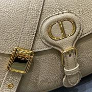Forubags Dior Bobby Lychee Pattern Muscle Beige – 9319 - 22x 7 x 18cm - 3