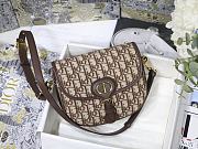 Forubags Dior Bobby Bag Dior Oblique Jacquard Medium Brown – M8010 – 22x17x6cm - 1