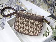 Forubags Dior Bobby Bag Dior Oblique Jacquard Medium Brown – M8010 – 22x17x6cm - 4