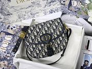 Forubags Dior Bobby Bag Dior Oblique Jacquard Mini Blue – S8010 – 18x14x5cm - 1