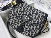 Forubags Dior Bobby Bag Dior Oblique Jacquard Mini Blue – S8010 – 18x14x5cm - 3