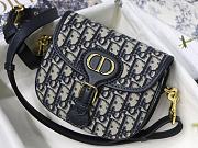 Forubags Dior Bobby Bag Dior Oblique Jacquard Medium Blue – M8010 – 22x17x6cm - 4