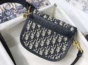Forubags Dior Bobby Bag Dior Oblique Jacquard Medium Blue – M8010 – 22x17x6cm - 5