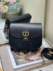 Forubags Dior Bobby Bag Latte Box Calfskin Mini Black – 9268 – 19x15x7cm - 1