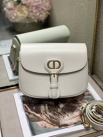 Forubags Dior Bobby Bag Latte Box Calfskin Mini White – 9268 – 19x15x7cm