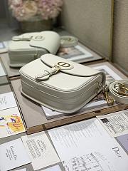 Forubags Dior Bobby Bag Latte Box Calfskin Mini White – 9268 – 19x15x7cm - 5