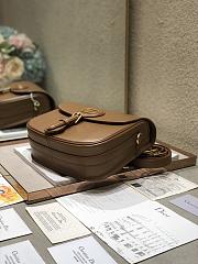 Forubags Dior Bobby Bag Latte Box Calfskin Mini Brown – 9268 – 19x15x7cm - 4
