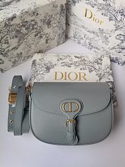 Forubags Dior Bobby Bag Latte Box Calfskin Mini Grey – 9268 – 18x15x6 cm - 1