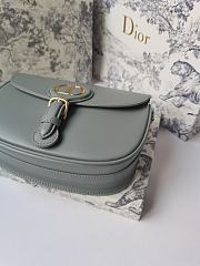 Forubags Dior Bobby Bag Latte Box Calfskin Mini Grey – 9268 – 18x15x6 cm - 5