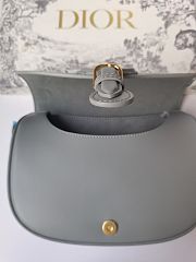 Forubags Dior Bobby Bag Latte Box Calfskin Mini Grey – 9268 – 18x15x6 cm - 4