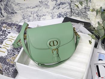 Forubags Dior Bobby Bag Latte Box Calfskin Mini Mint – 9268 – 18x15x6 cm