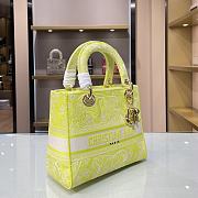 Forubags Dior Lady D-Lite Bag Lime – M0565O – 24x20x11 cm - 5