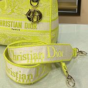 Forubags Dior Lady D-Lite Bag Lime – M0565O – 24x20x11 cm - 4