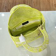 Forubags Dior Lady D-Lite Bag Lime – M0565O – 24x20x11 cm - 2