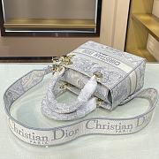 Forubags Dior Lady D-Lite Bag Gray – M0565O – 24x20x11 cm - 6