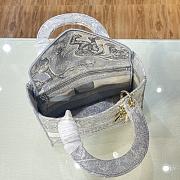 Forubags Dior Lady D-Lite Bag Gray – M0565O – 24x20x11 cm - 5