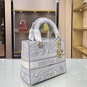 Forubags Dior Lady D-Lite Bag Gray – M0565O – 24x20x11 cm - 4