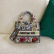 Forubags Dior Lady D-Lite Bag Hibiscus Flower  – 9027 – 24x20x11 cm - 1