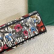 Forubags Dior Lady D-Lite Bag Hibiscus Flower  – 9027 – 24x20x11 cm - 4