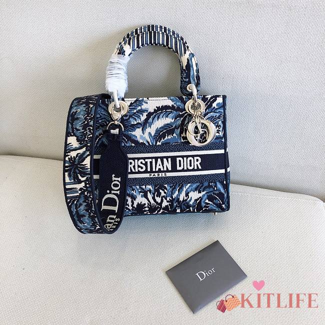Forubags Dior Lady D-Lite Bag Coconut Tree – #950 – 24x20x11 cm - 1