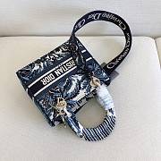 Forubags Dior Lady D-Lite Bag Coconut Tree – #950 – 24x20x11 cm - 3