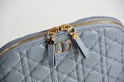 Forubags Dior Caro Beauty Pouch Blue -  S5047U – 23x15.5x7.5 cm - 6