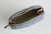 Forubags Dior Caro Beauty Pouch Blue -  S5047U – 23x15.5x7.5 cm - 5