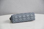 Forubags Dior Caro Beauty Pouch Blue -  S5047U – 23x15.5x7.5 cm - 4