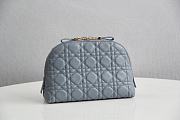 Forubags Dior Caro Beauty Pouch Blue -  S5047U – 23x15.5x7.5 cm - 2