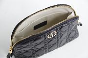 Forubags Dior Caro Beauty Pouch Black -  S5047U – 23x15.5x7.5 cm - 5