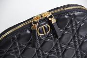 Forubags Dior Caro Beauty Pouch Black -  S5047U – 23x15.5x7.5 cm - 4