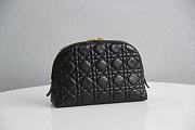 Forubags Dior Caro Beauty Pouch Black -  S5047U – 23x15.5x7.5 cm - 3